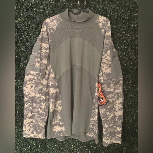 Massif Army Combat Shirt XL Flame Resistant tactical compression camouflage NWT - Picture 6 of 9